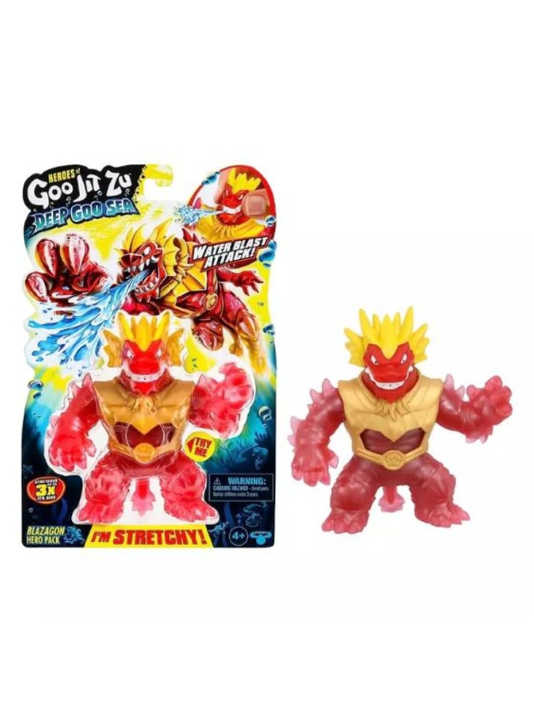 Heroes of Goo Jit Zu Deep Goo Sea – Blazagon Hero Pack (No Color- Image 3)