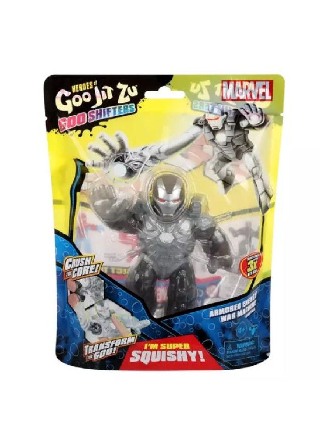 Heroes of Goo Jit Zu Goo Shifters The Marvel Edition - Armored Energy War Machine (No Color- Image 3)