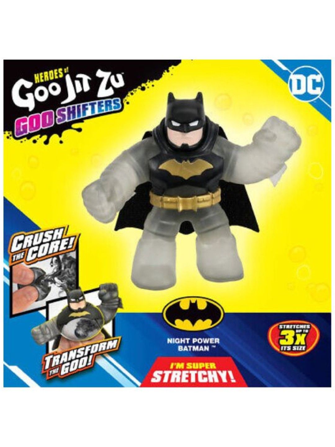 Heroes of Goo Jit Zu Goo Shifters DC Super Hero - Night Power Batman (No Color- Image 3)