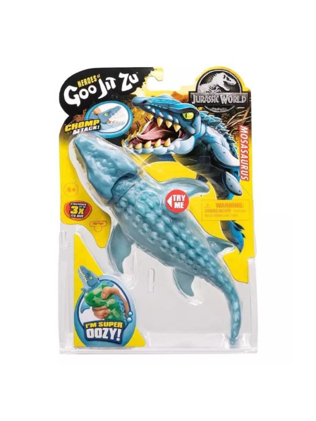 Heroes of Goo Jit Zu Jurassic World Hero Pack - Mosasaurus (No Color- Image 3)