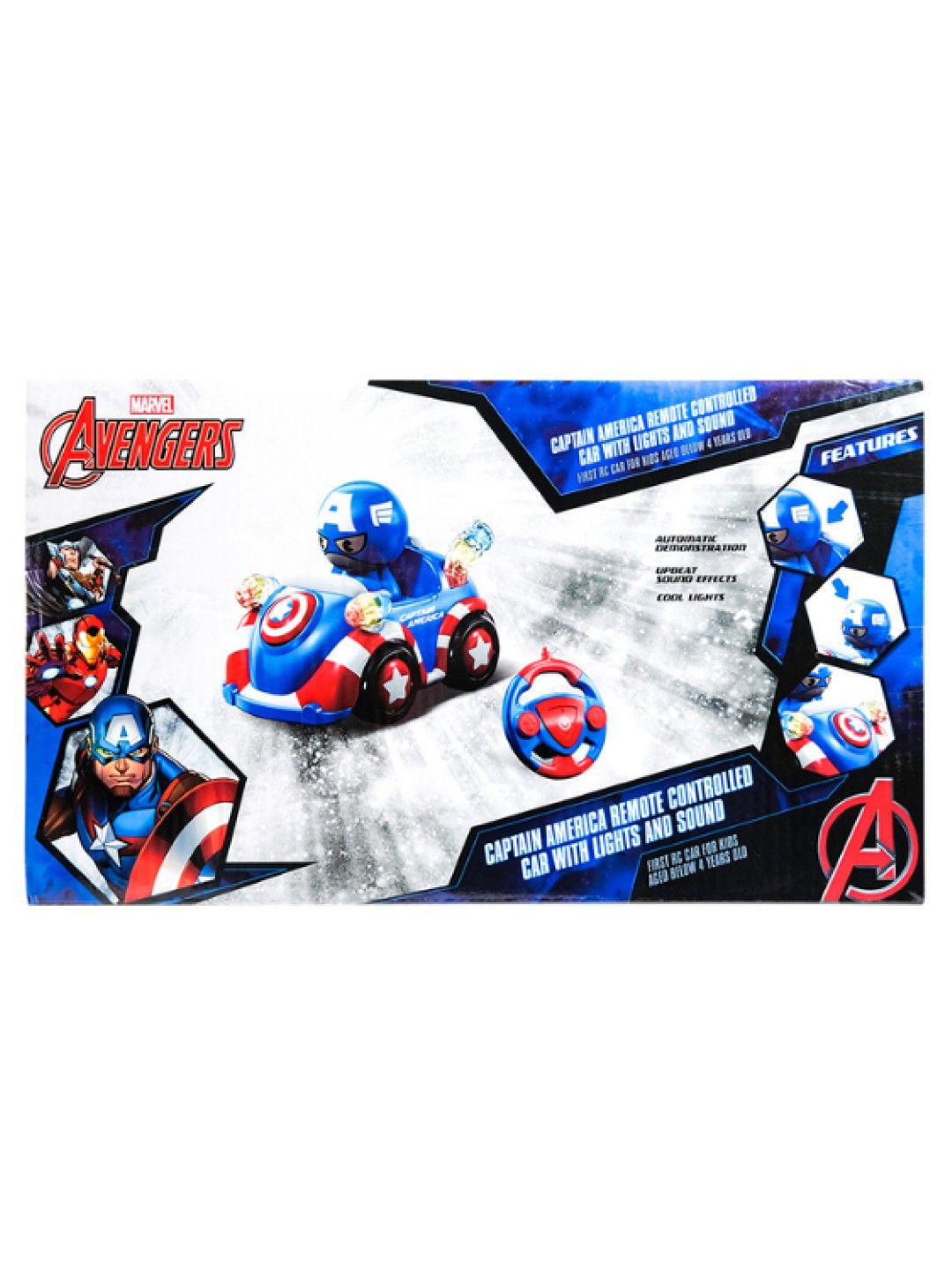 Marvel Avengers Captain America Remote Control Car Toy (No Color- Image 4)
