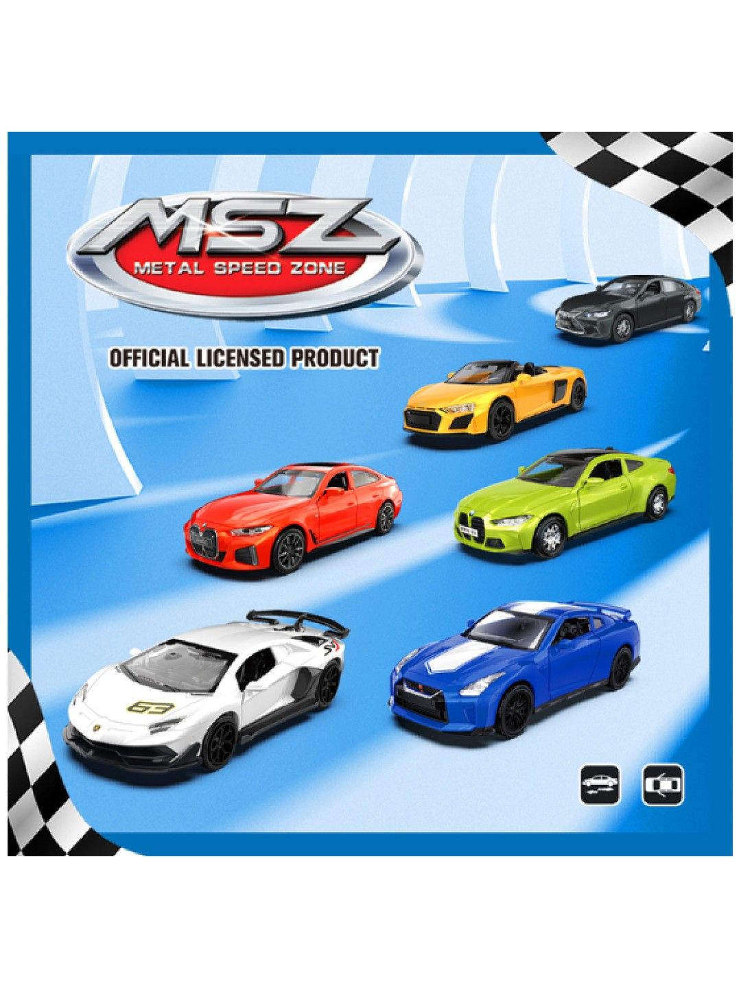 MSZ 1:42 Ford GT - Black (No Color- Image 3)