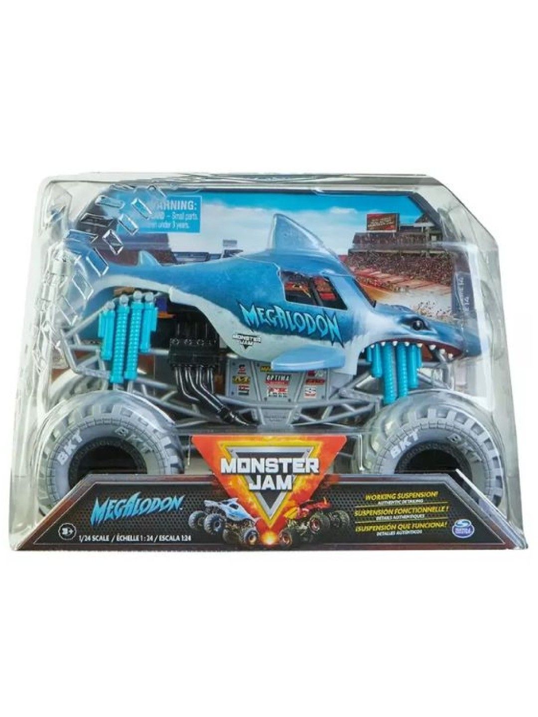 Monster Jam Official Megalodon Monster Truck 1:24 (No Color- Image 3)