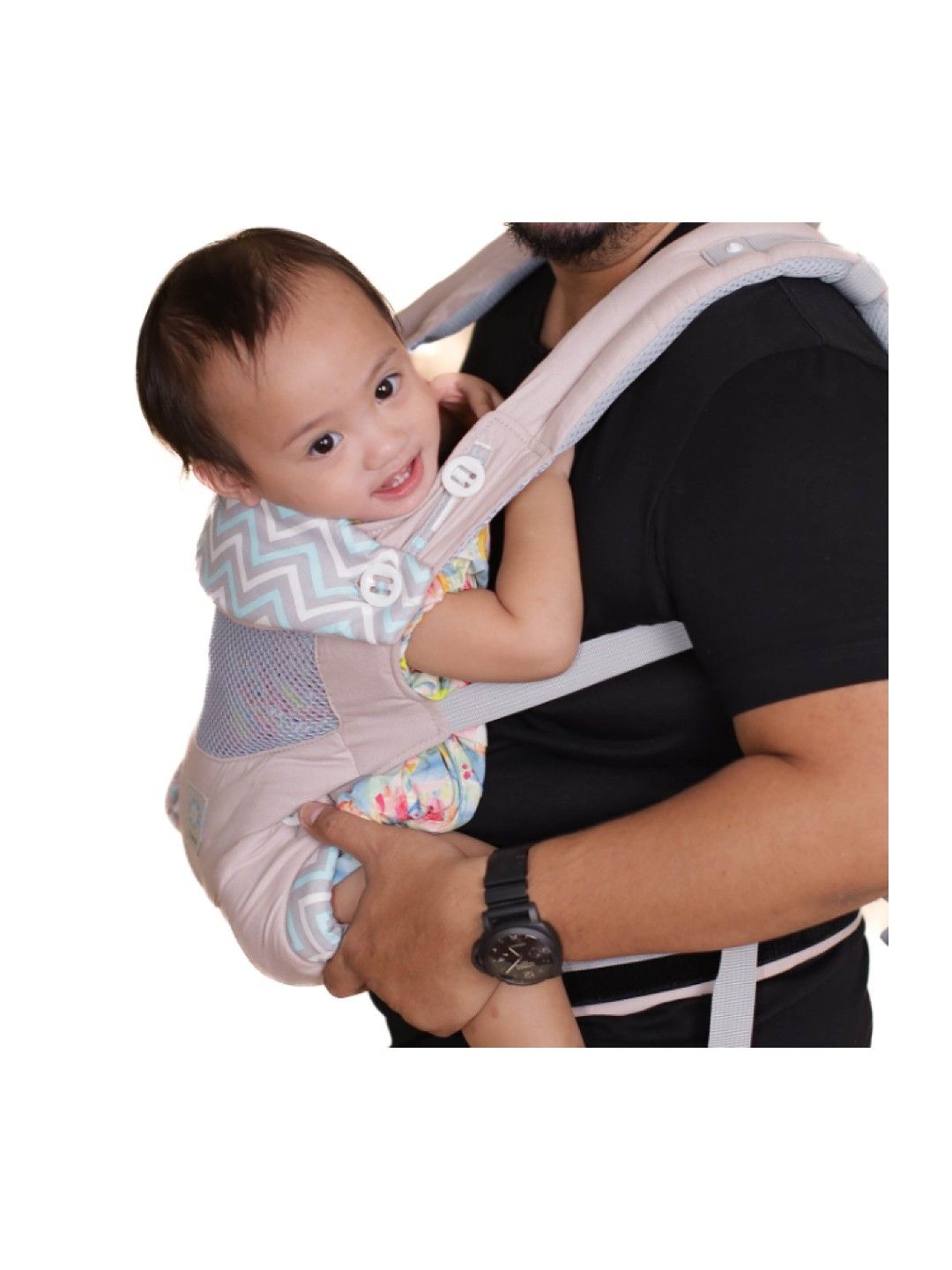 Zima Mesh Baby Carrier (Light Gray- Image 2)