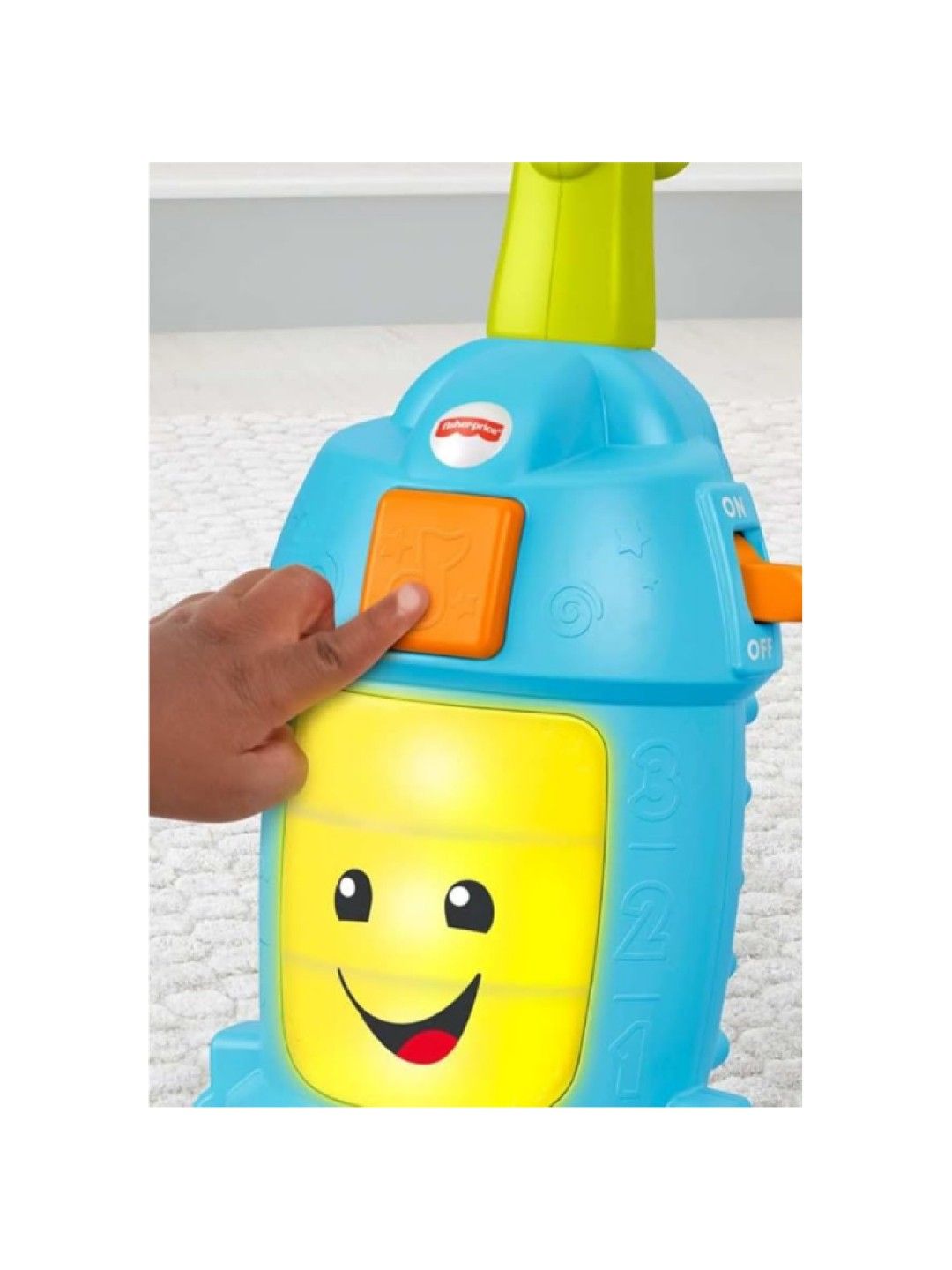 Fisher Price Laugh and Learn Light-Up Learning Vacuum Electronic Toddler Push Toy (No Color- Image 3)