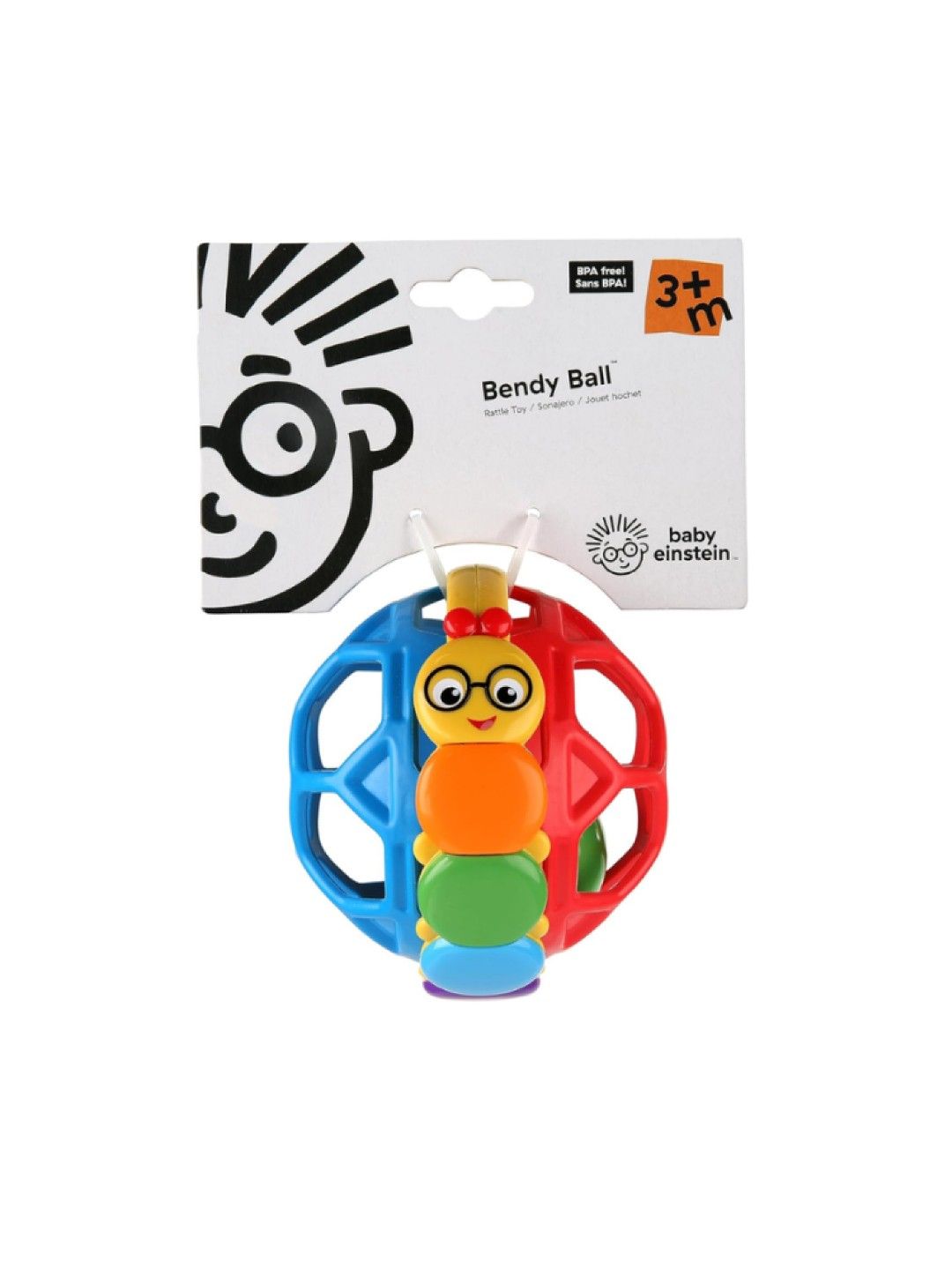 Baby Einstein Bendy Ball Rattle Toy (No Color- Image 2)