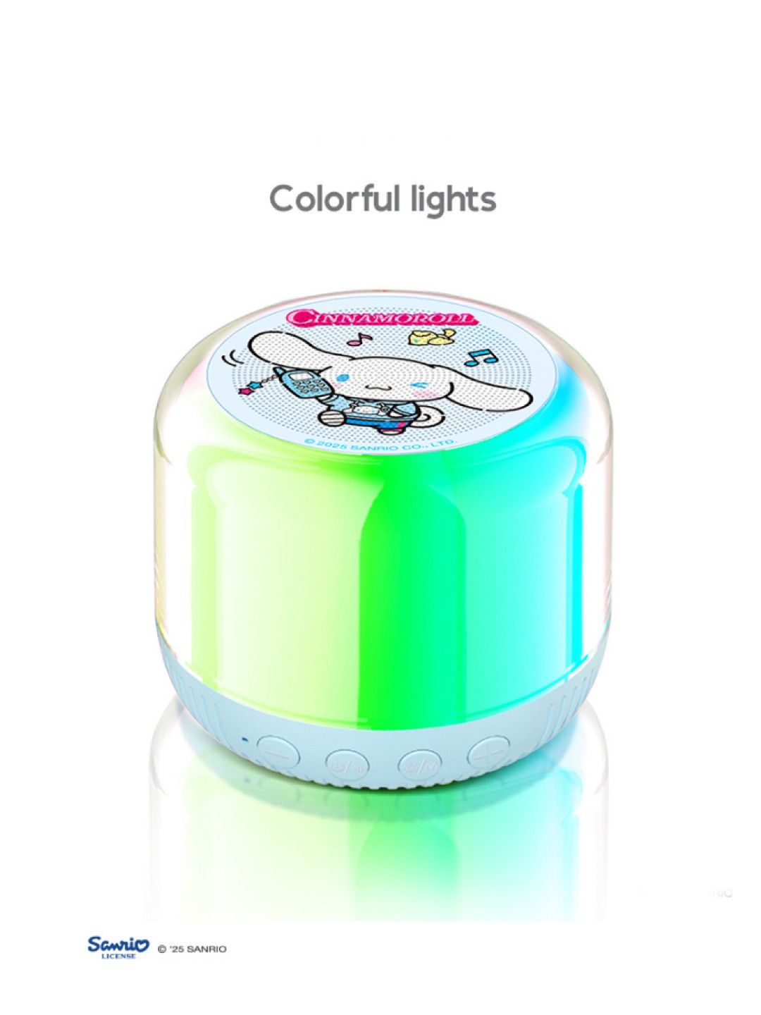 Cherry Sanrio Characters Cinnamoroll Bluetooth Speaker (No Color- Image 3)