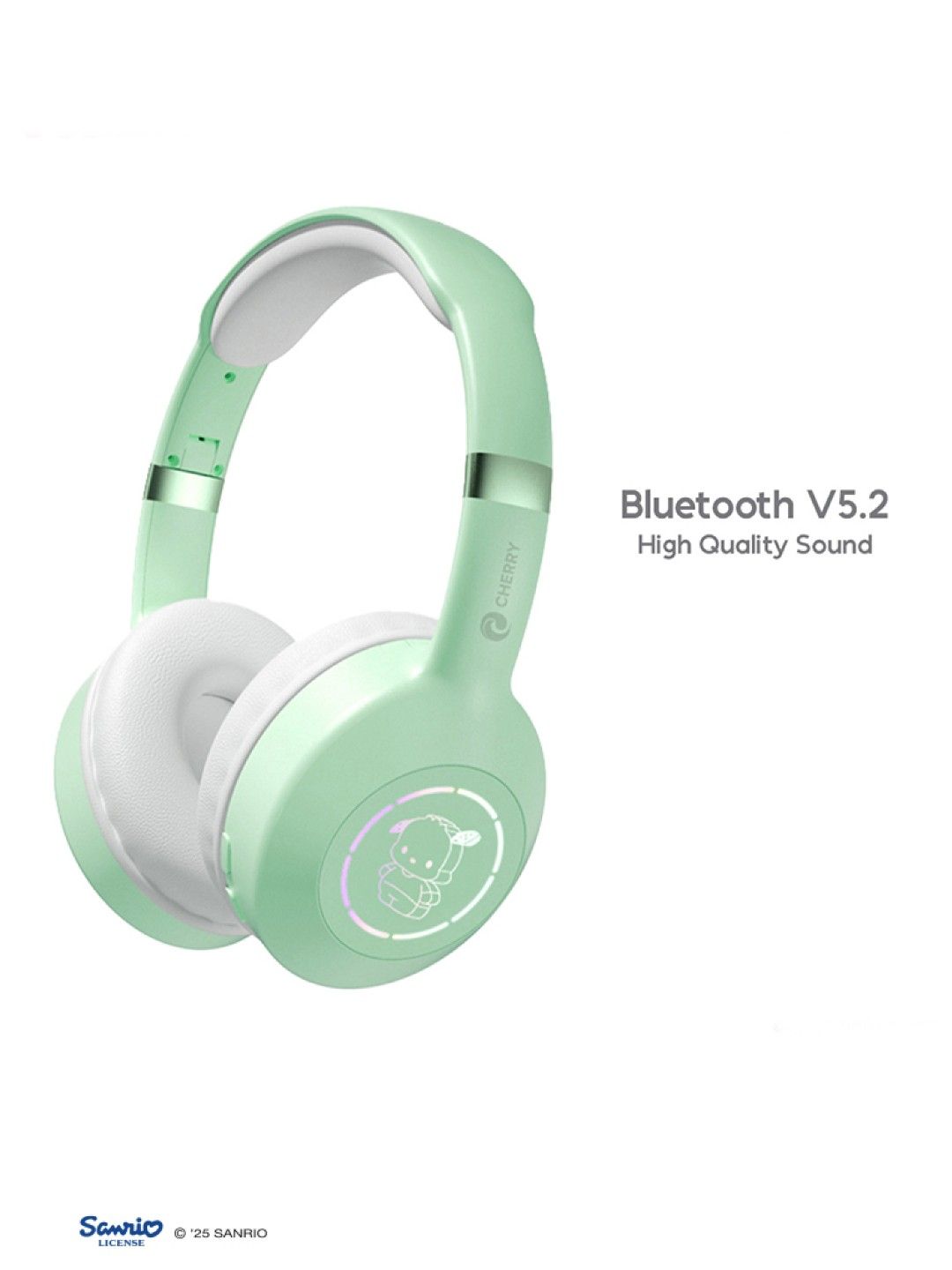 Cherry Sanrio Characters Pochacco Bluetooth Headphones (No Color- Image 4)