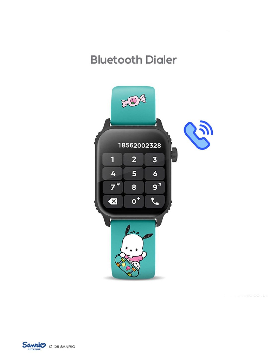 Cherry Sanrio Characters Pochacco Smartwatch (No Color- Image 3)