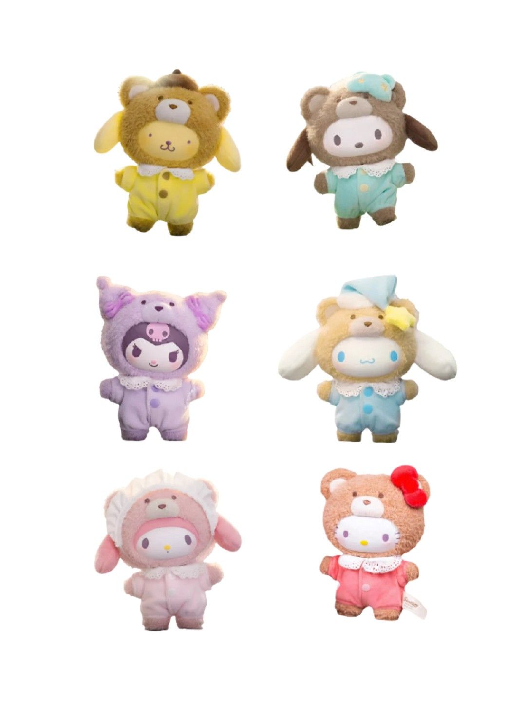 TOP TOY Original Sanrio Characters Vinyl Latte Baby Plush Soft Toy Blind Box (No Color- Image 1)