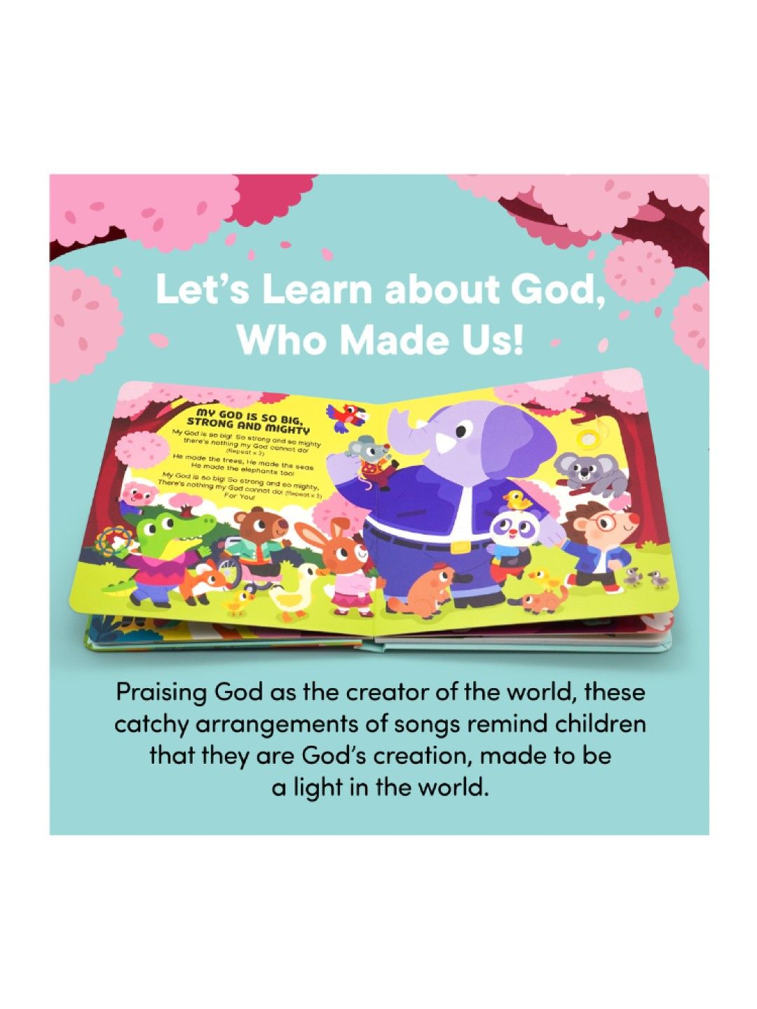 Hello 2 Kids God Made Me Sound Book (No Color- Image 3)