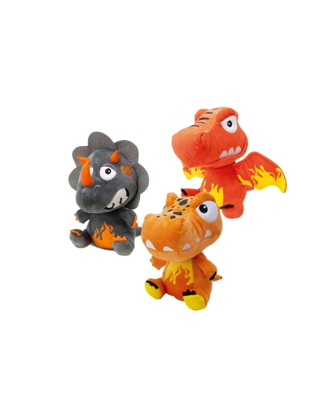 Crackin' Eggs Jurassic Friends Lava Flow Inferno w/ Grumble & Roar (No Color- Image 3)
