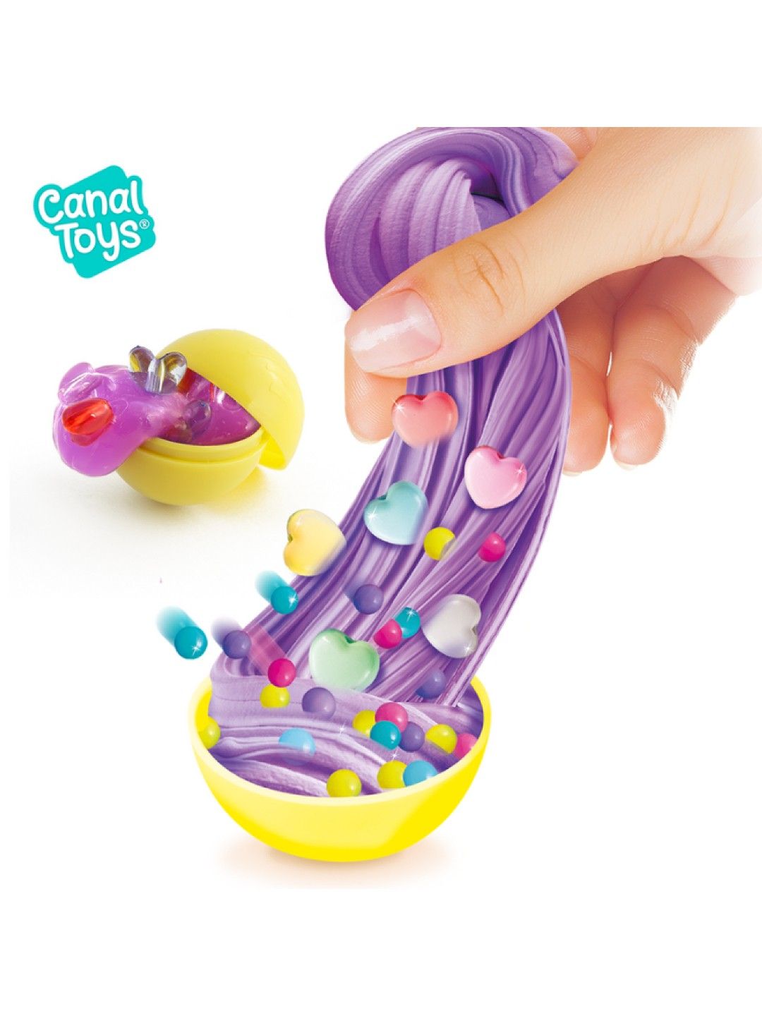 Canal Toys Crazy Sensations Slime - ASMR Surprise Box w/ 20 Surprise Balls (No Color- Image 3)
