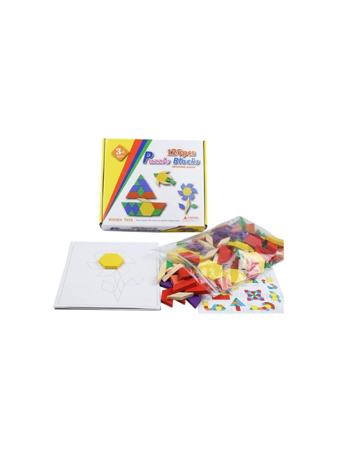 Starkids Wooden Puzzle Blocks (No Color- Image 4)