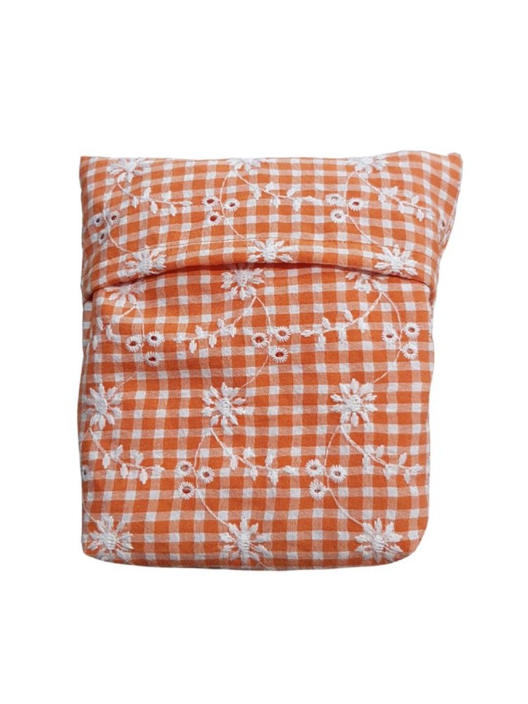 Sew Childhood Apron Style Nursing Cover - Eyelet Floral Gingham (Sunkissed- Image 3)