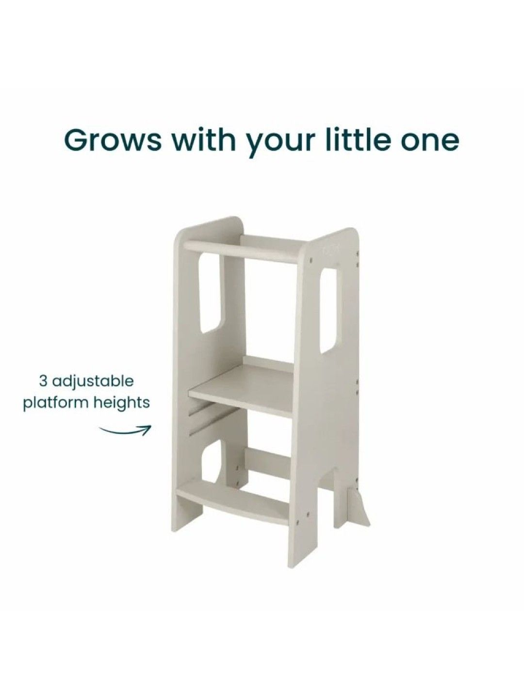 Tutti Bambini Helping Hands Montessori Toddler Learning Tower - Mushroom (No Color- Image 2)