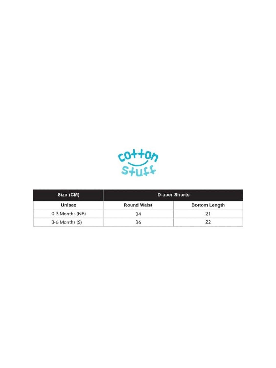 Cotton Stuff 3-piece Diaper Shorts (White with Blue) (No Color- Image 3)