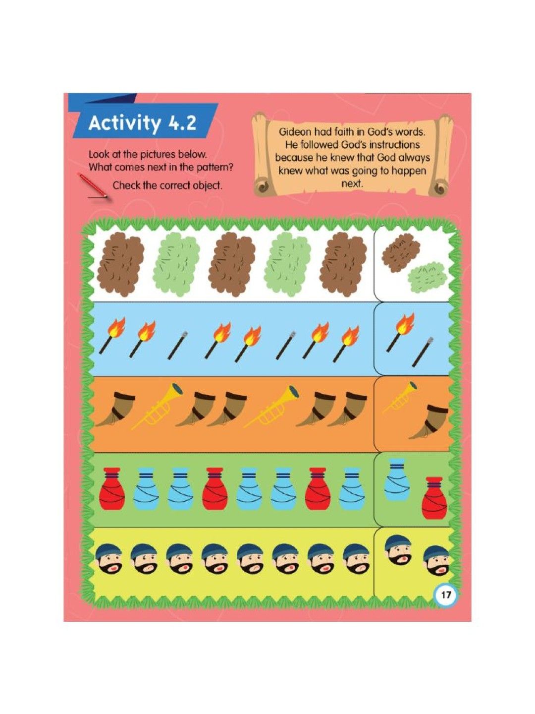 Learning is Fun Smart Kids Bible Stories and Activities - Heroes of the Bible (No Color- Image 3)