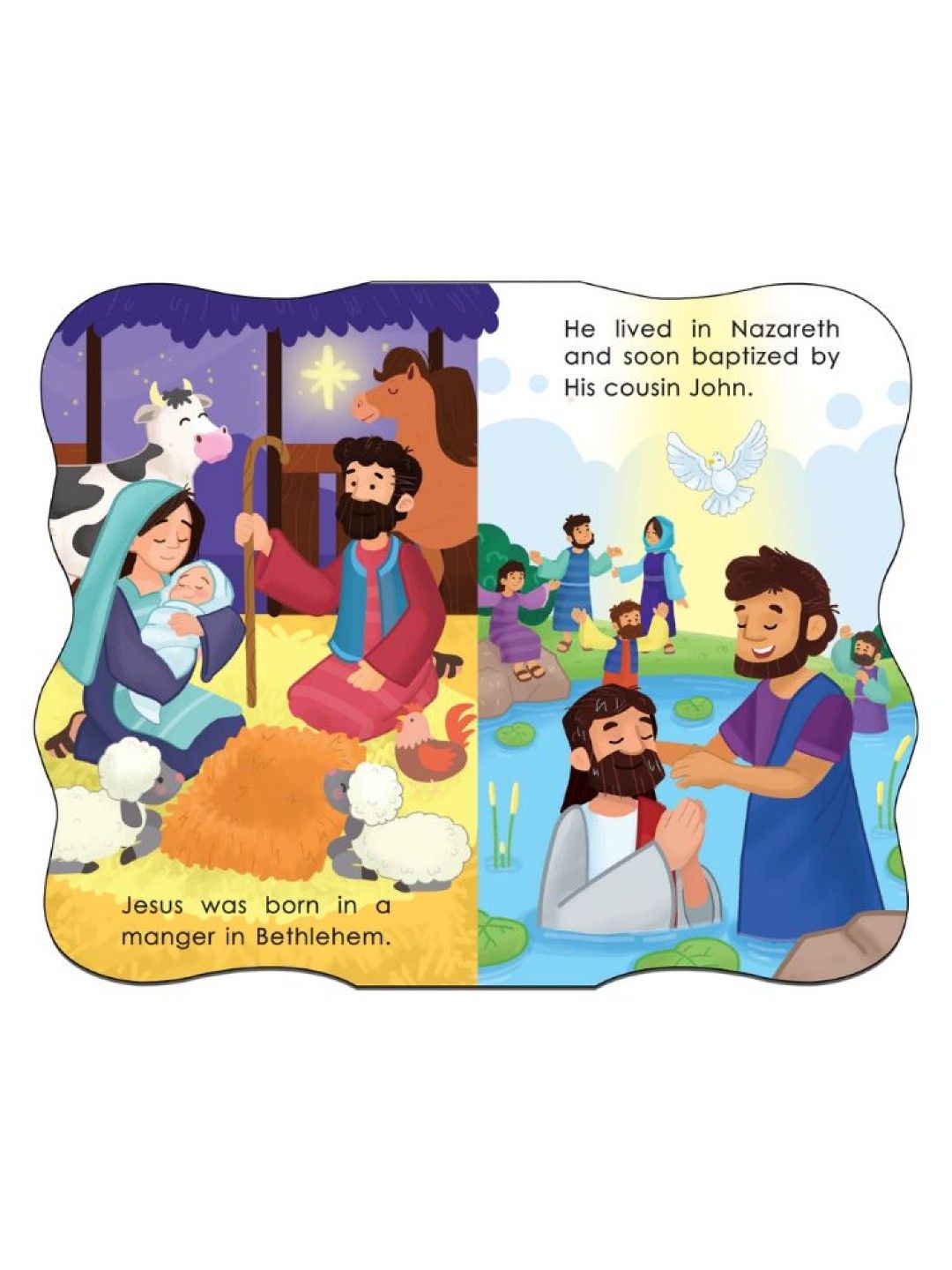 Learning is Fun Smart Babies - Bible Story Board Books with Carry Case (No Color- Image 3)