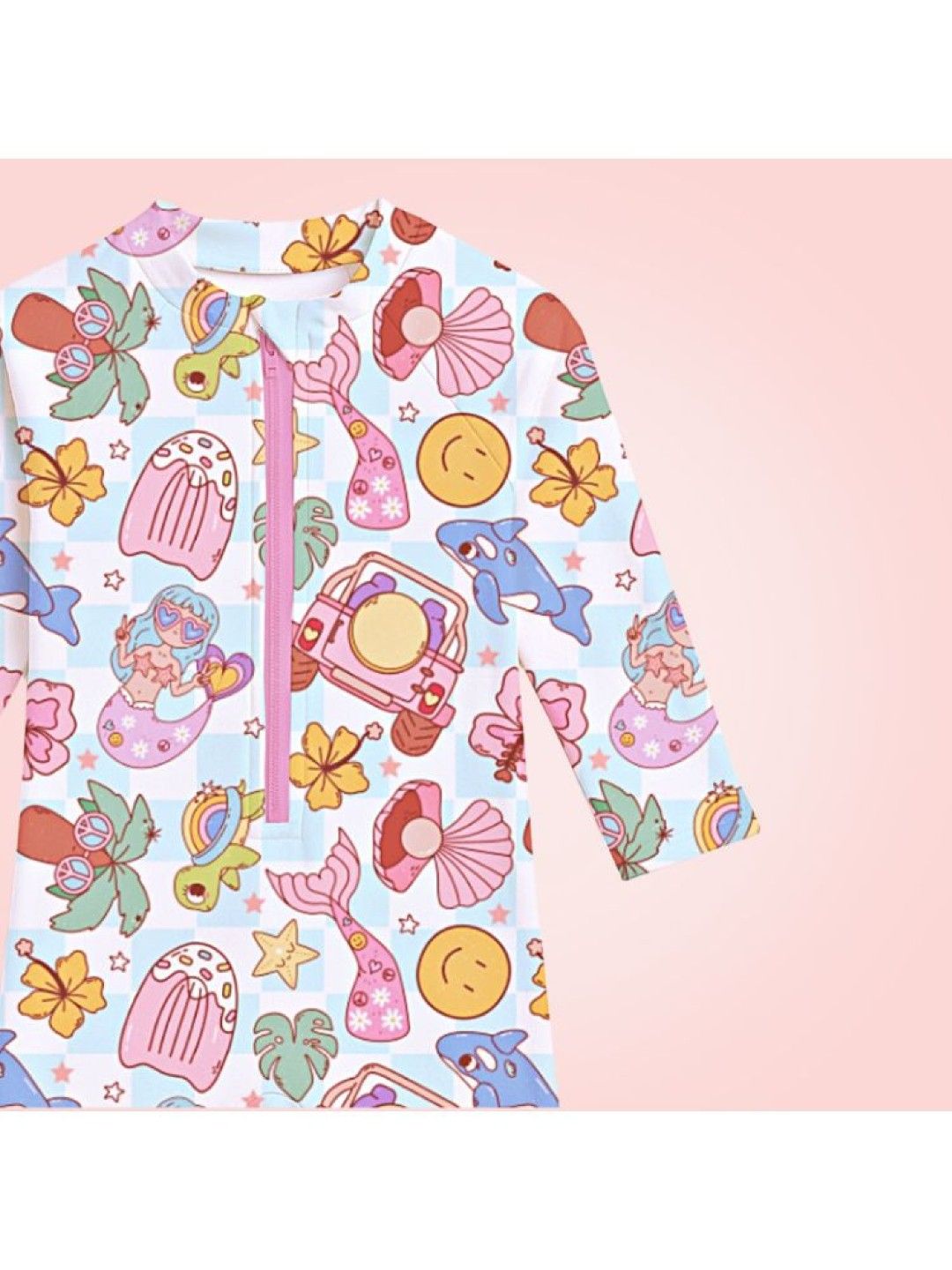 Little Paddler Swimsuit for Kids Little Isla Longsleeves Rashguard (No Color- Image 2)