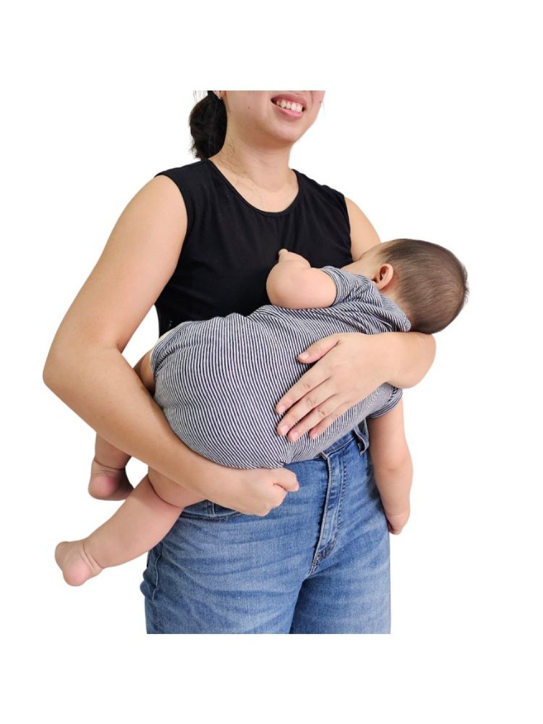 Elation Breastfeeding Tank Top (Black- Image 3)