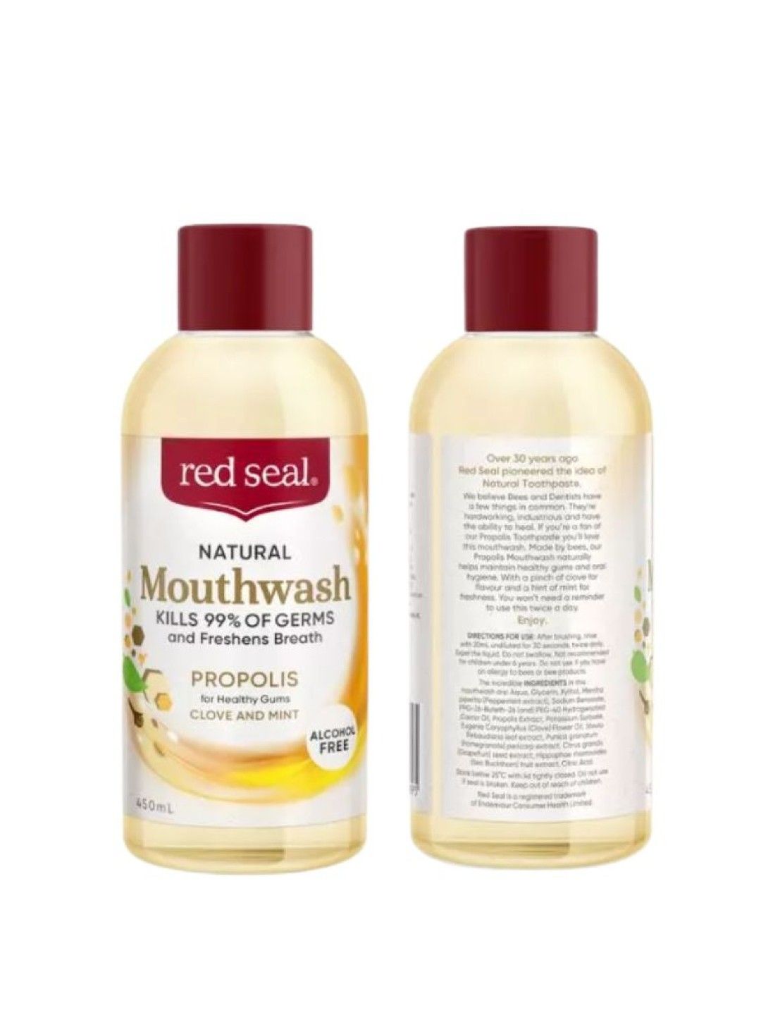 Red Seal Mouthwash Propolis Extract (450ml) (No Color- Image 3)