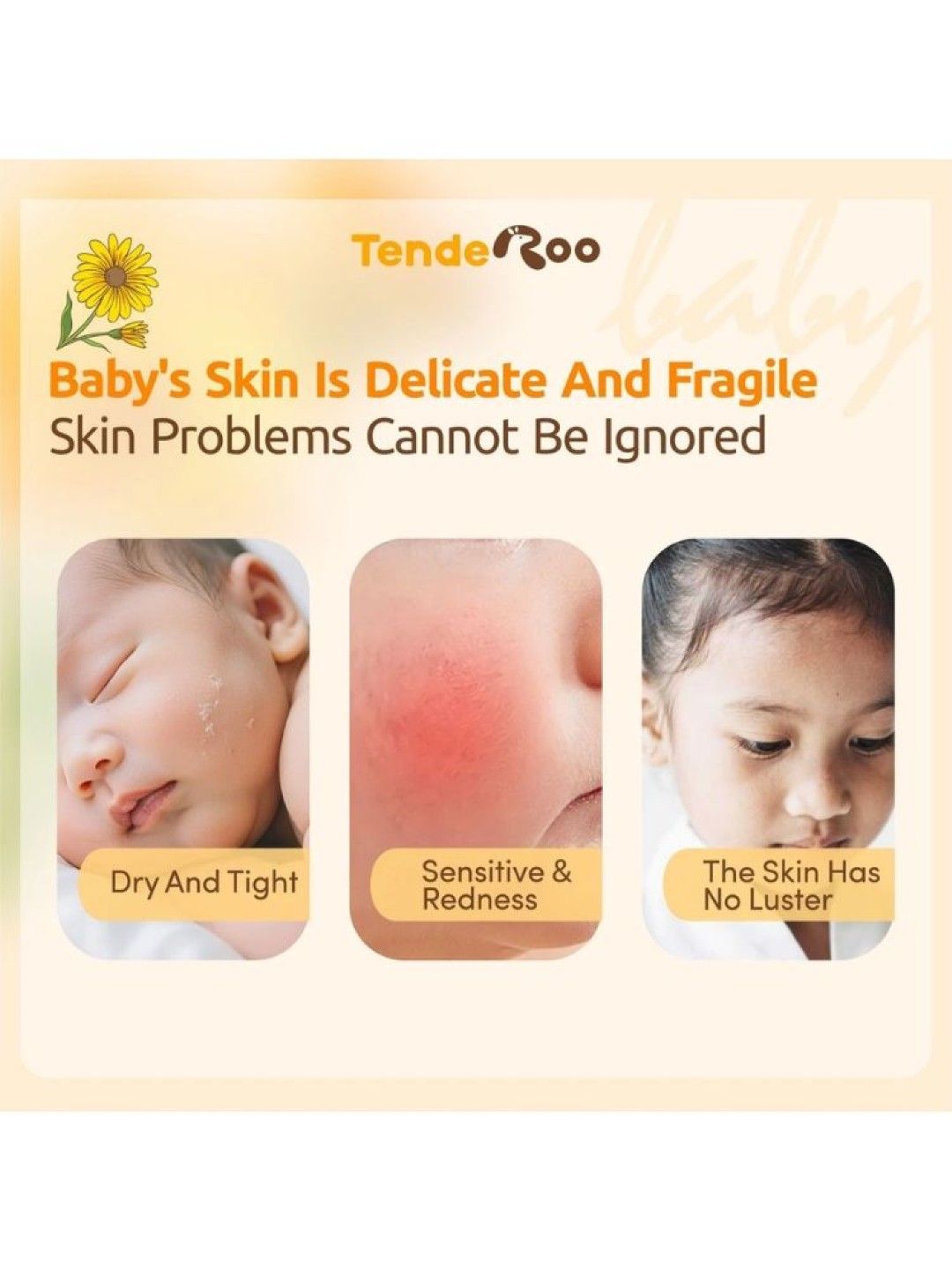 Tenderoo Baby Moisturizing Facial Cream 50g (No Color- Image 2)