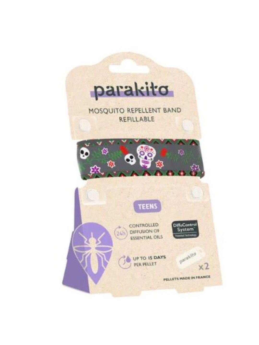 Para'kito Wristband Kids Dark Roses (No Color- Image 3)