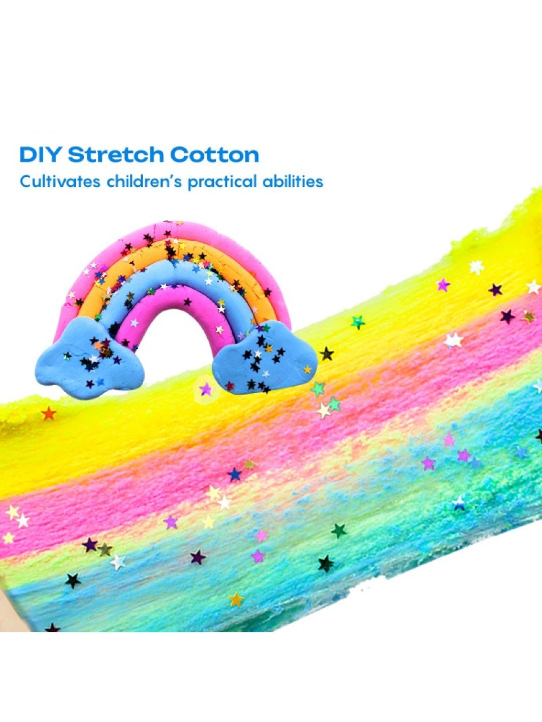 Zoomo Stretchy Cotton - Cloud Slime (No Color- Image 2)