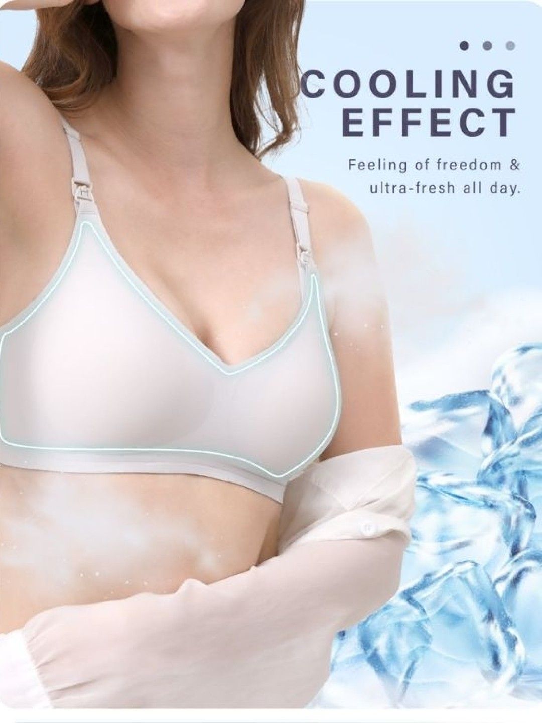 Shapee Invi Nursing Air Bra (Black- Image 2)