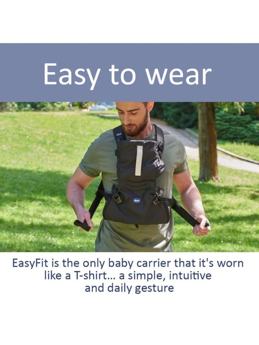 Chicco Easy Fit (Moon Grey- Image 3)