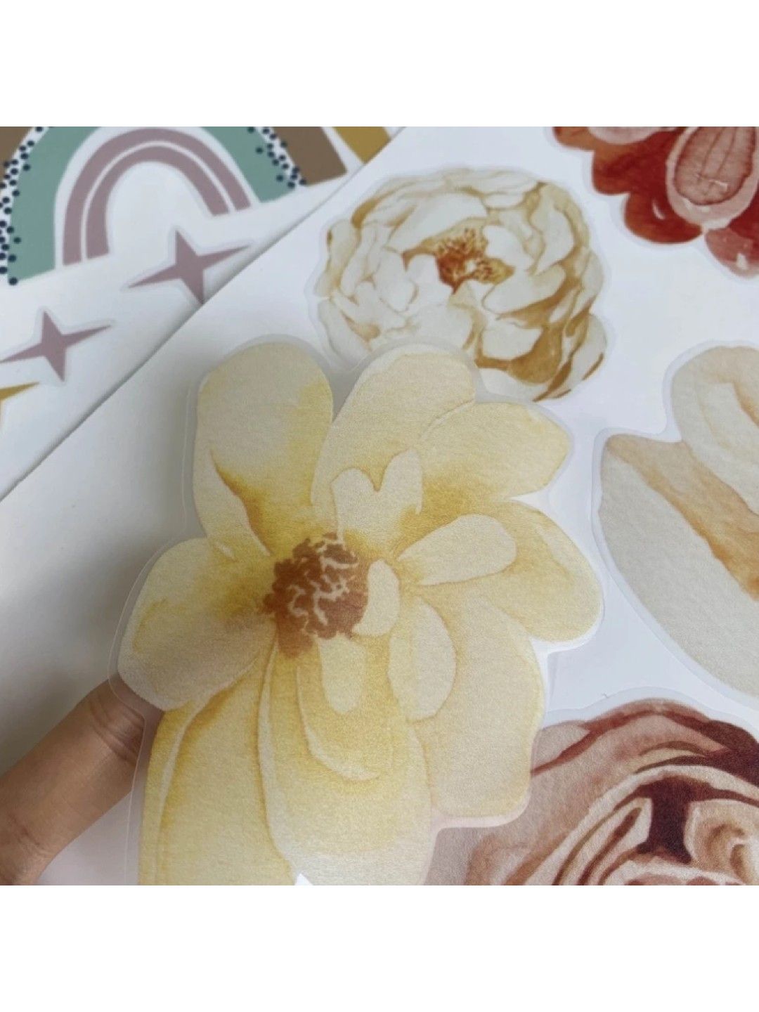 Room for Tots Flower Bar Vinyl Wall Sticker (No Color- Image 3)