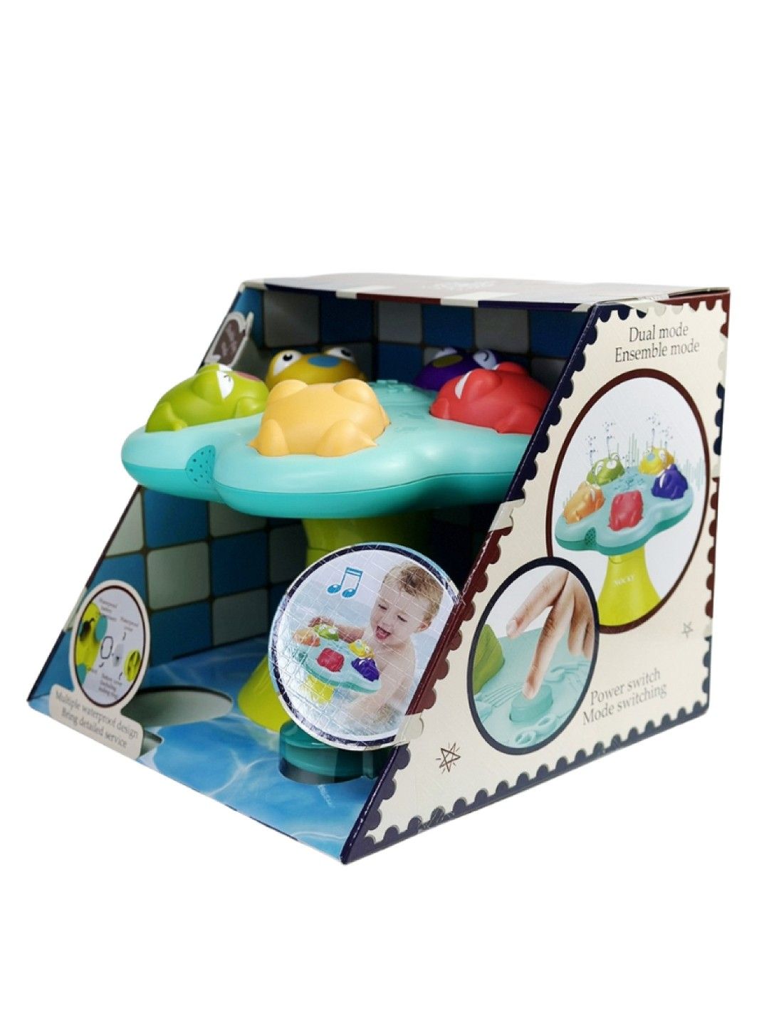 Bathfun Funny Frog Friends (No Color- Image 3)