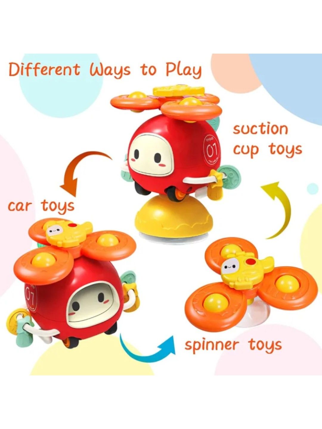 Kidsplay Have Fun Multifunctional Table Toy Car (No Color- Image 3)