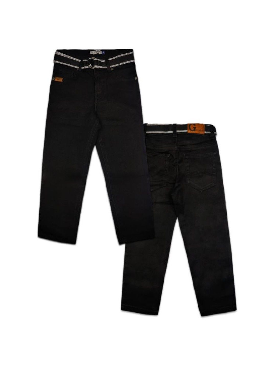 Grizzly Boys Denim Basic Pants (Black- Image 3)