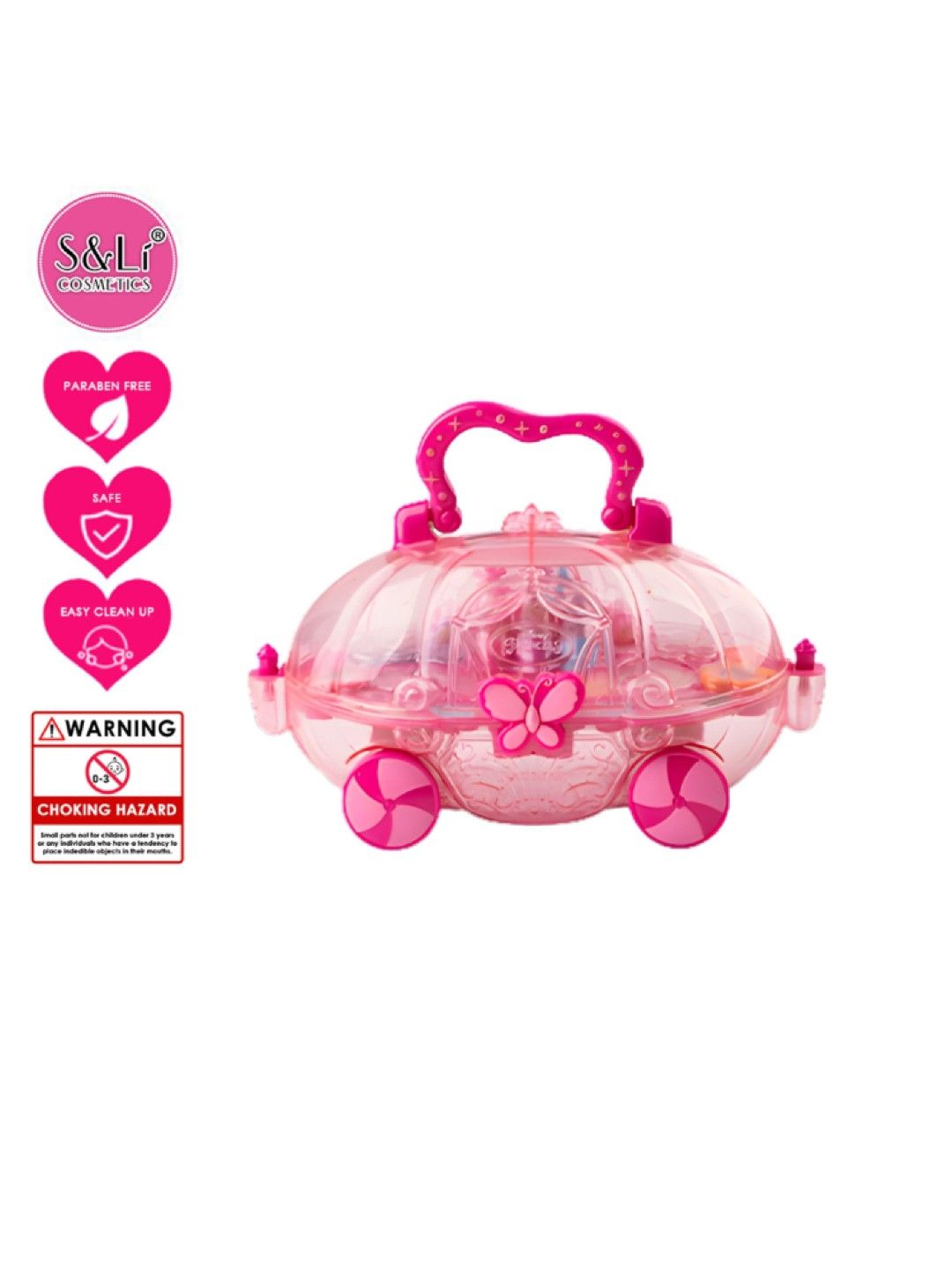 S&Li Cosmetics Disney Princess Crystal Cart Makeup Kit (No Color- Image 3)