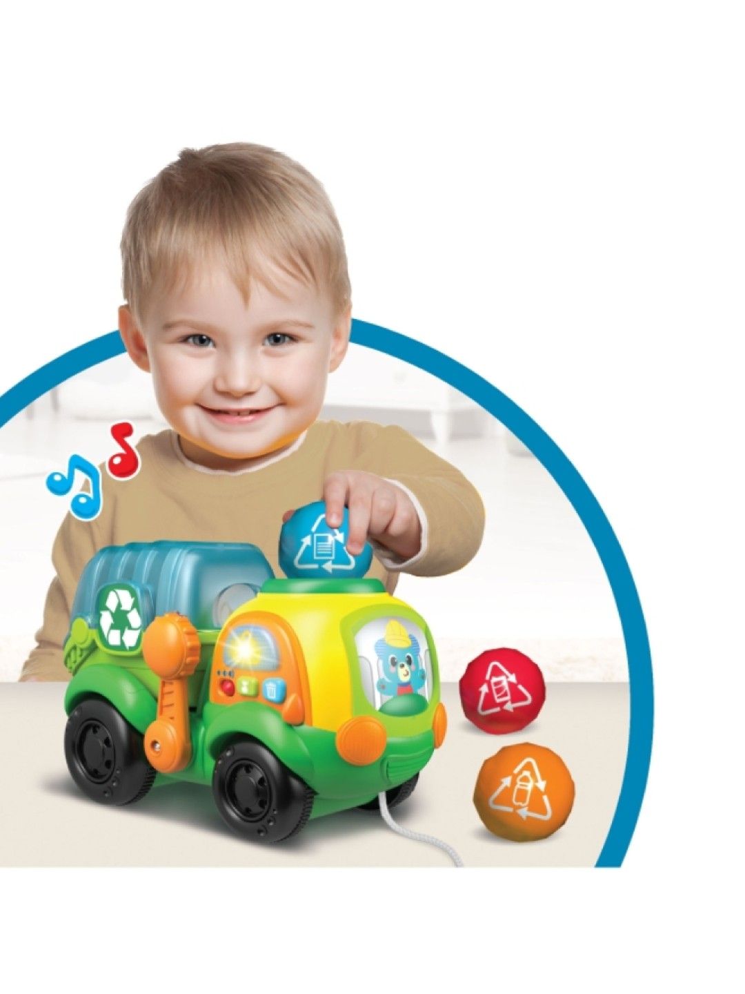 winfun Go Green Pull-Along Recycle Truck (No Color- Image 3)