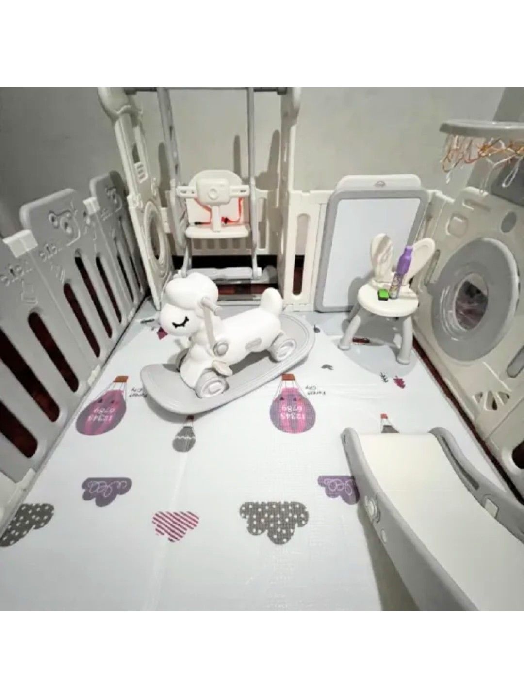 QT Hub Camera Playfence Toy Storage (No Color- Image 3)