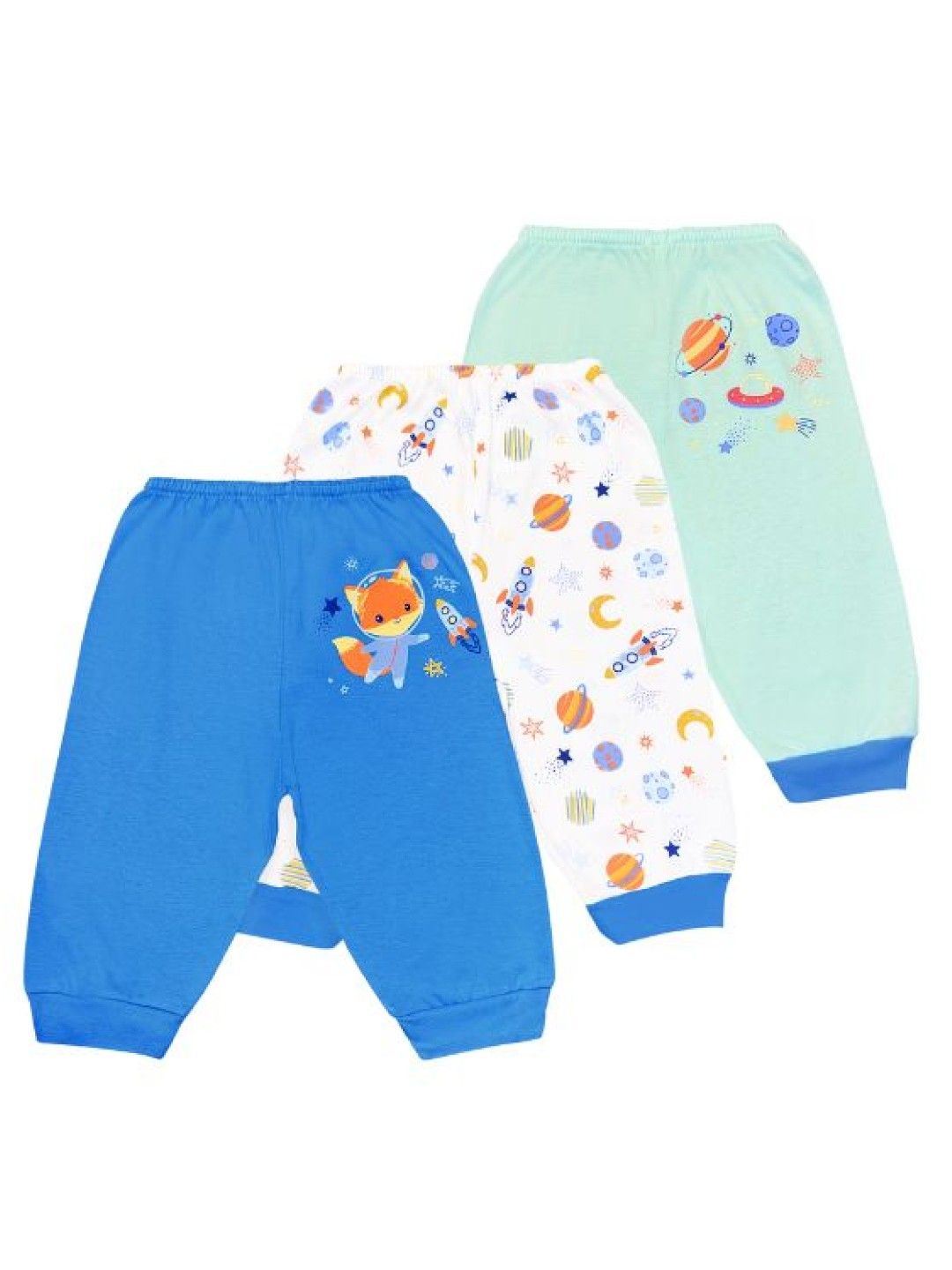 Cotton Stuff 3-piece Pajama (Cosmic Fox- Boy) (No Color- Image 1)