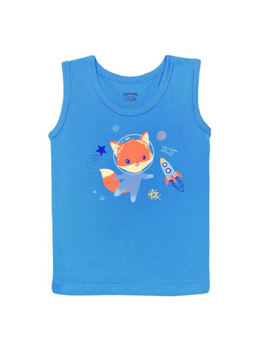 Cotton Stuff 3-piece Sando (Cosmic Fox- Boy) (No Color- Image 2)