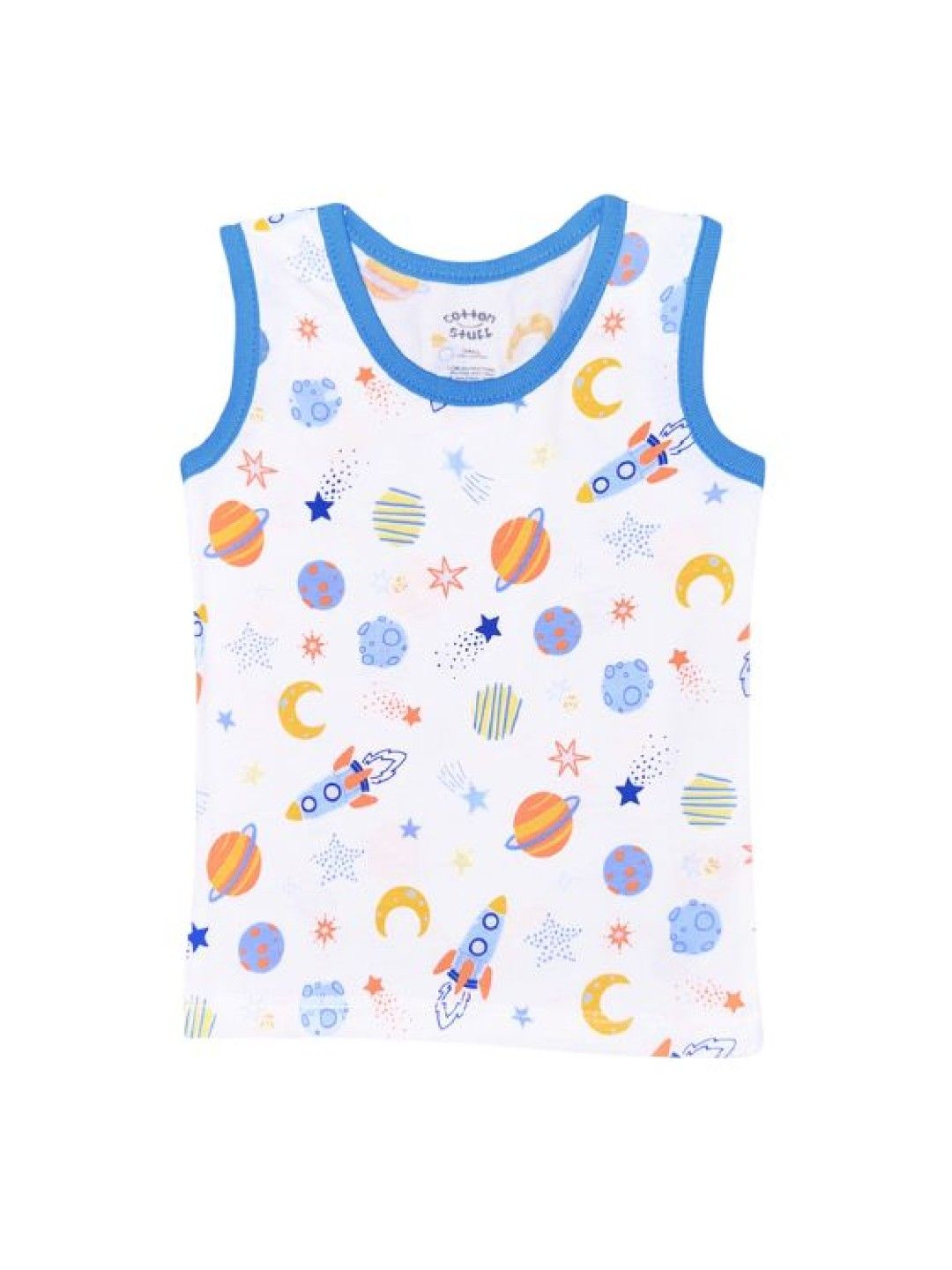 Cotton Stuff 3-piece Sando (Cosmic Fox- Boy) (No Color- Image 3)