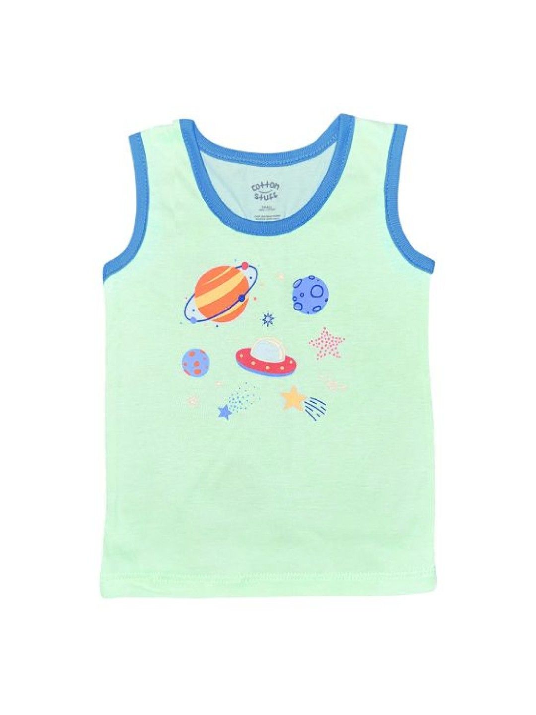 Cotton Stuff 3-piece Sando (Cosmic Fox- Boy) (No Color- Image 4)