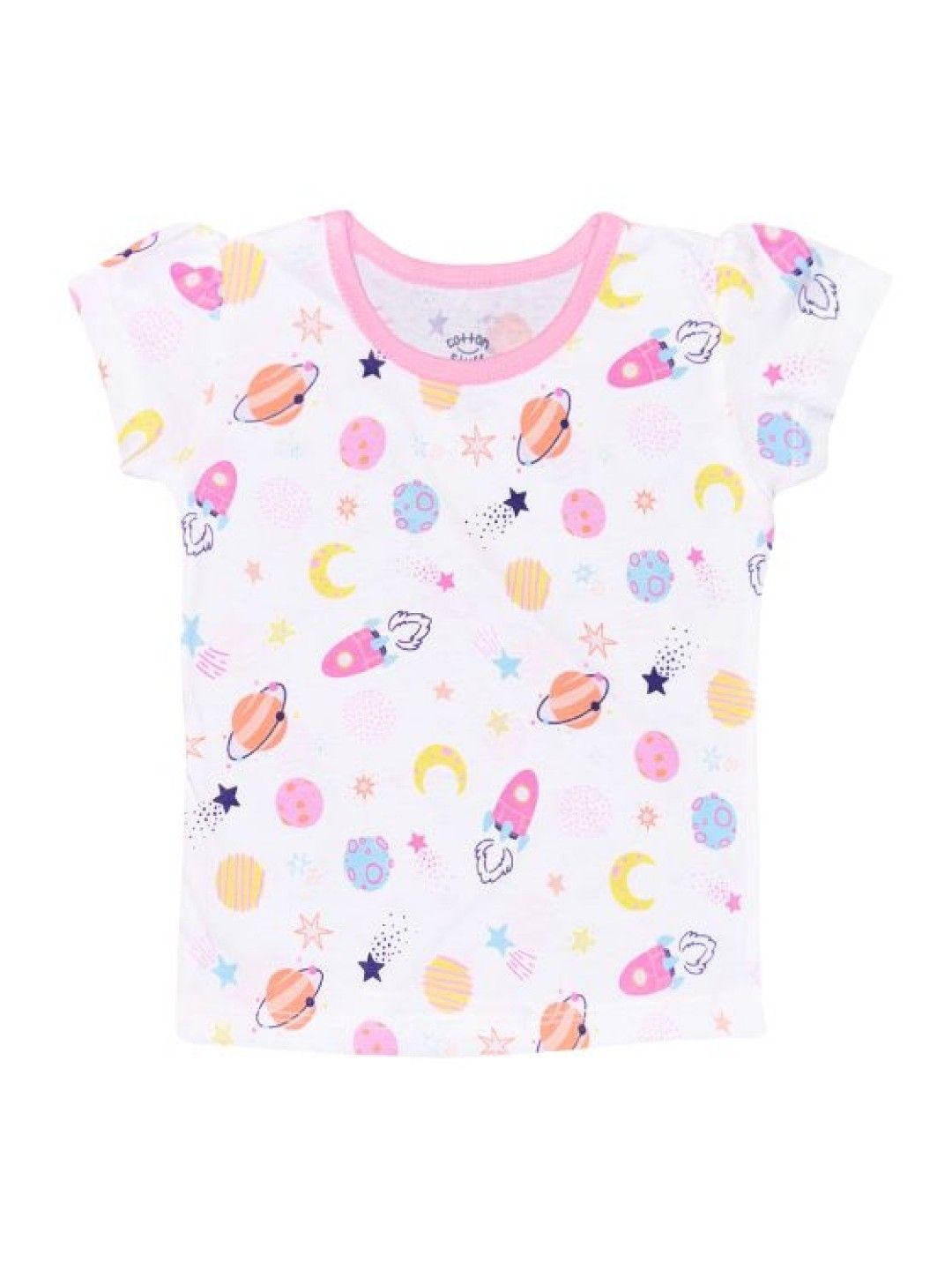 Cotton Stuff 3-piece Shortsleeves Blouse (Cosmic Bunny - Girl) (No Color- Image 3)