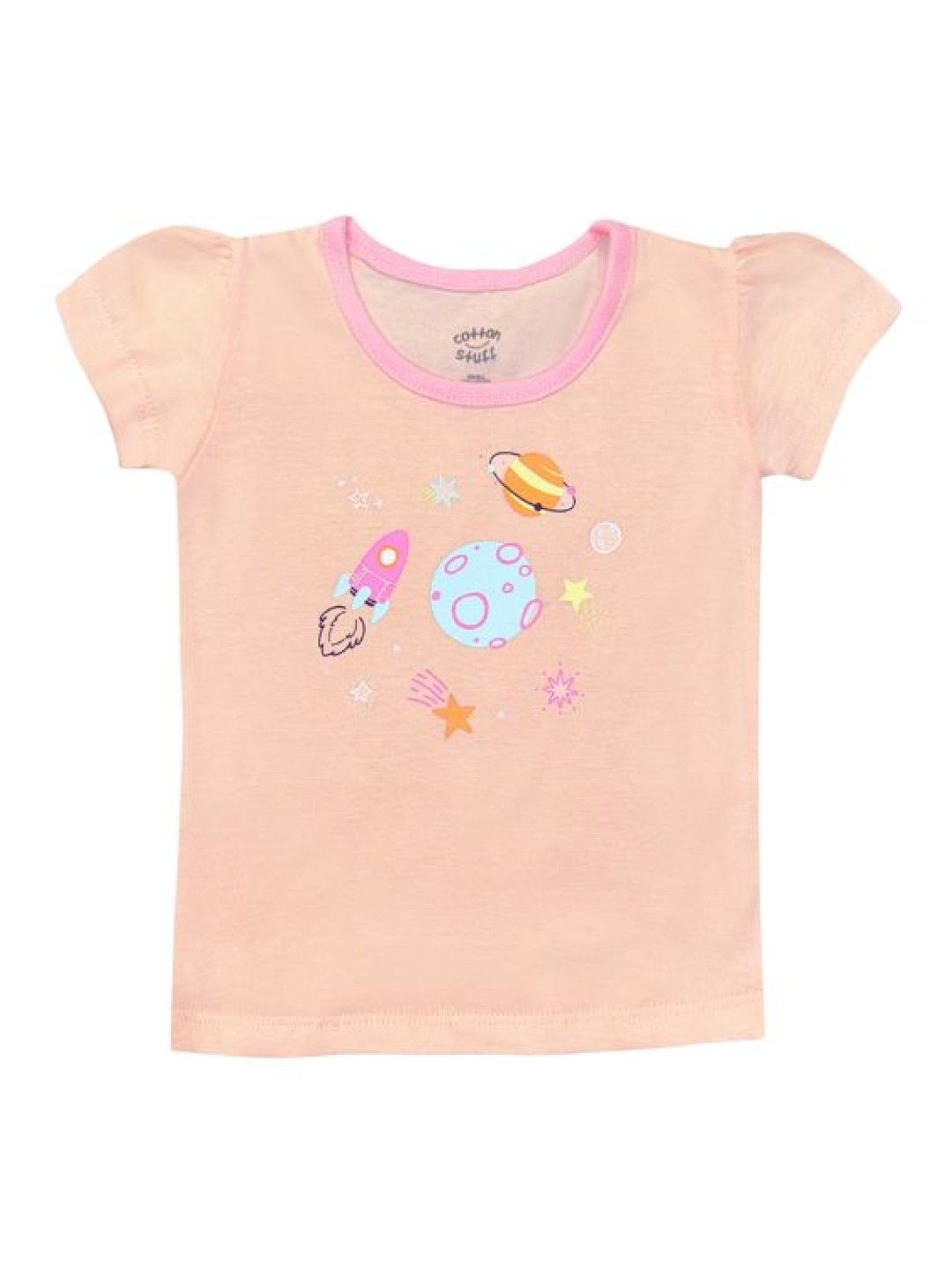 Cotton Stuff 3-piece Shortsleeves Blouse (Cosmic Bunny - Girl) (No Color- Image 4)