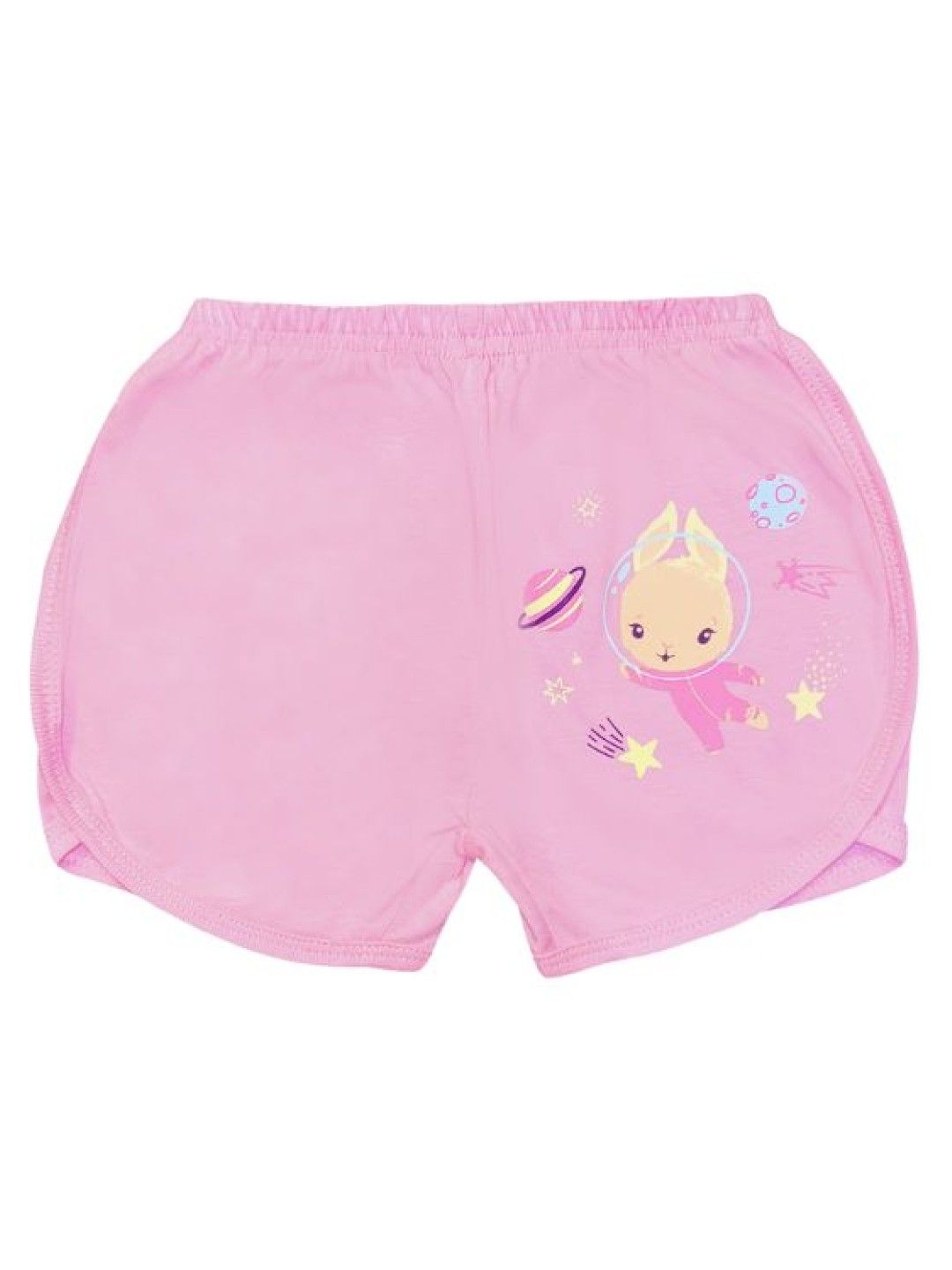 Cotton Stuff 3-piece Girly Shorts (Cosmic Bunny - Girl) (No Color- Image 2)