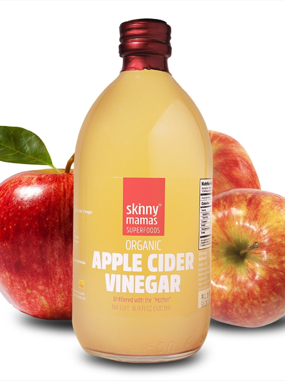 Skinny Mamas Organic Apple Cider Vinegar (500ml) (No Color- Image 4)