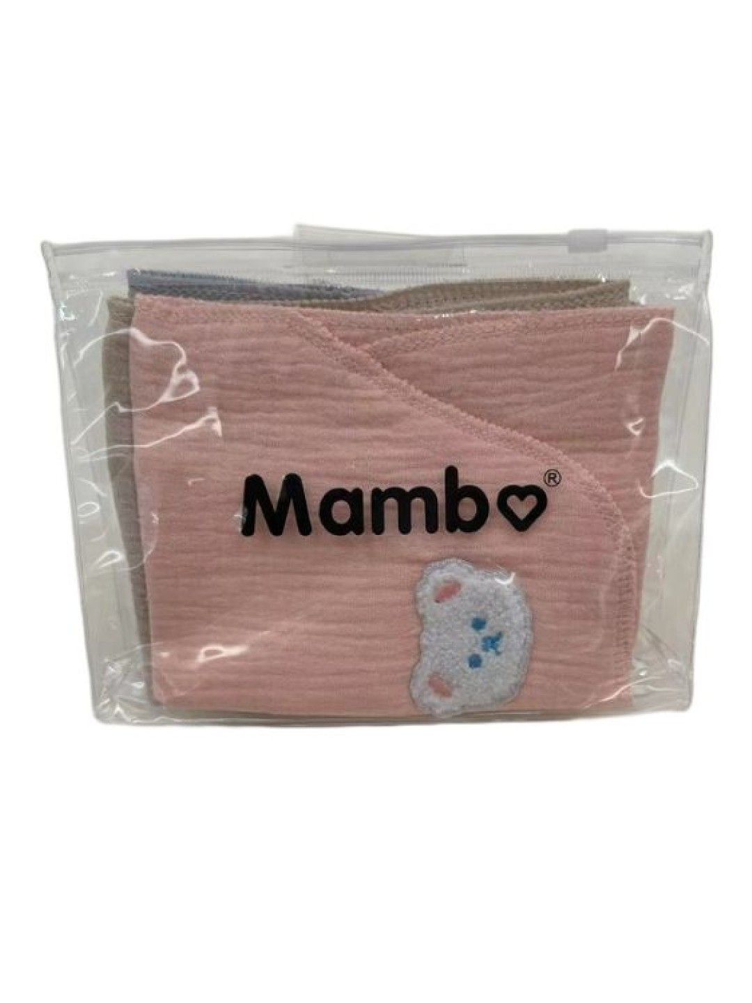 Mambo 4 Layer Baby Sweat Back Towel, 3-pc Set (Girls) (No Color- Image 2)