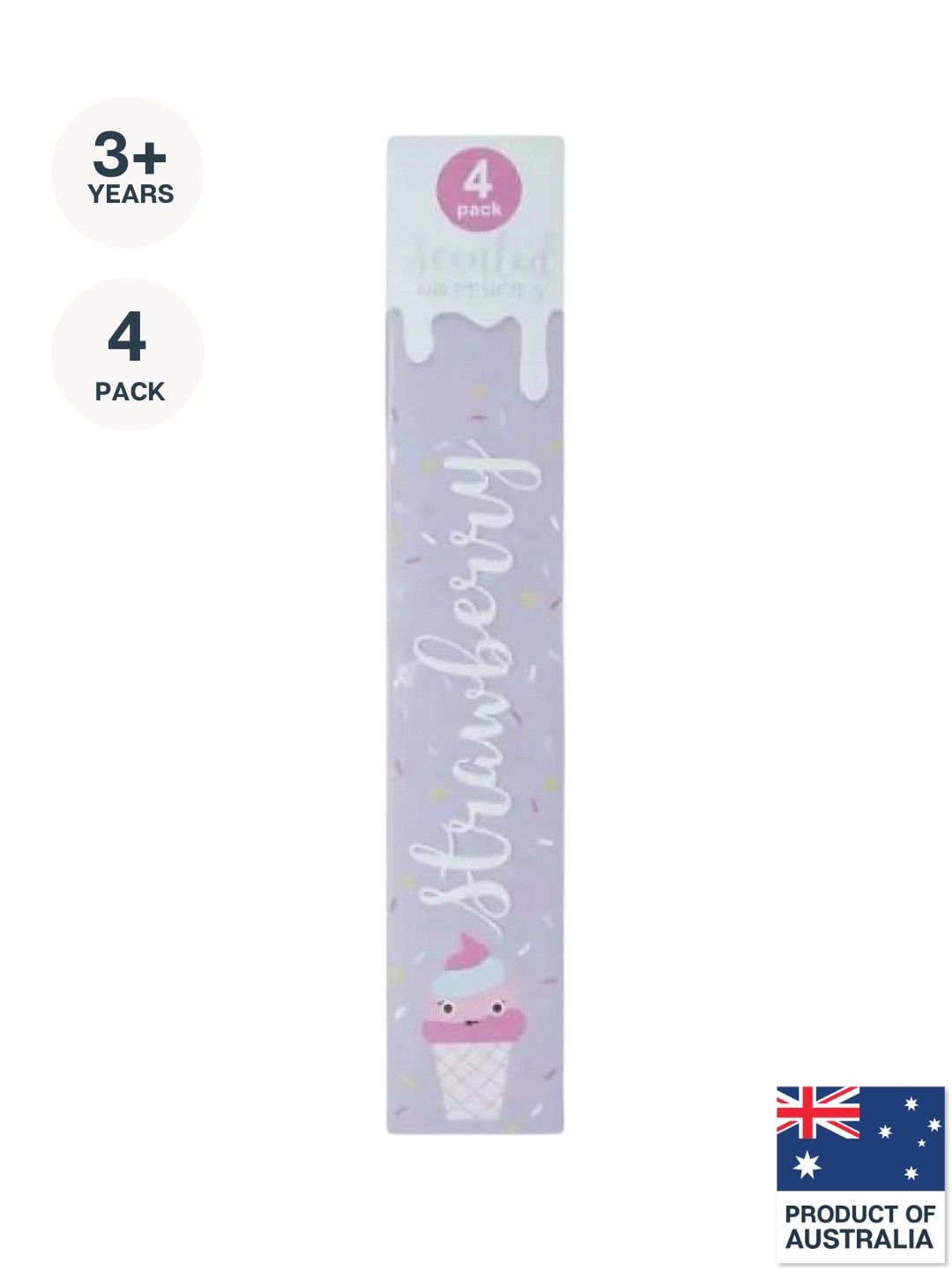 Anko 4 Pack Scented HB Pencils