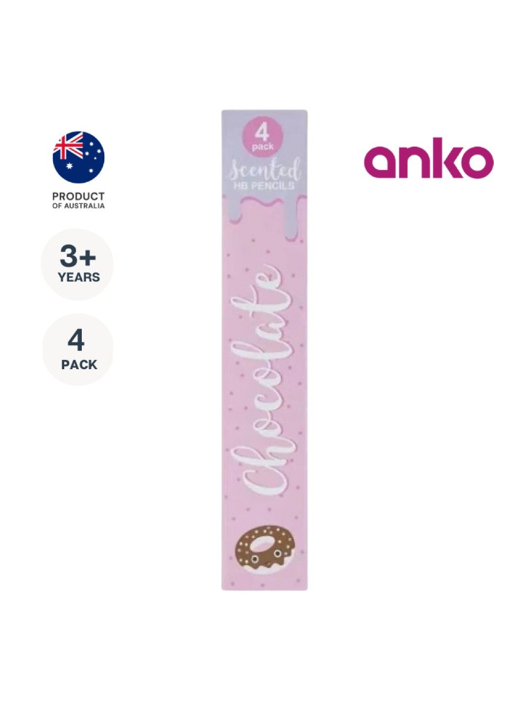 Anko 4 Pack Scented HB Pencils