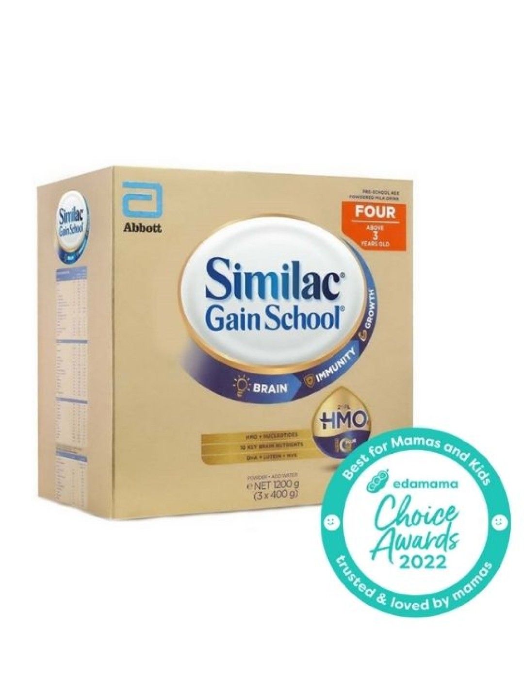 Similac Gainschool 5 HMO For Kids Above 3 Years Old (1.2kg) (No Color- Image 1)